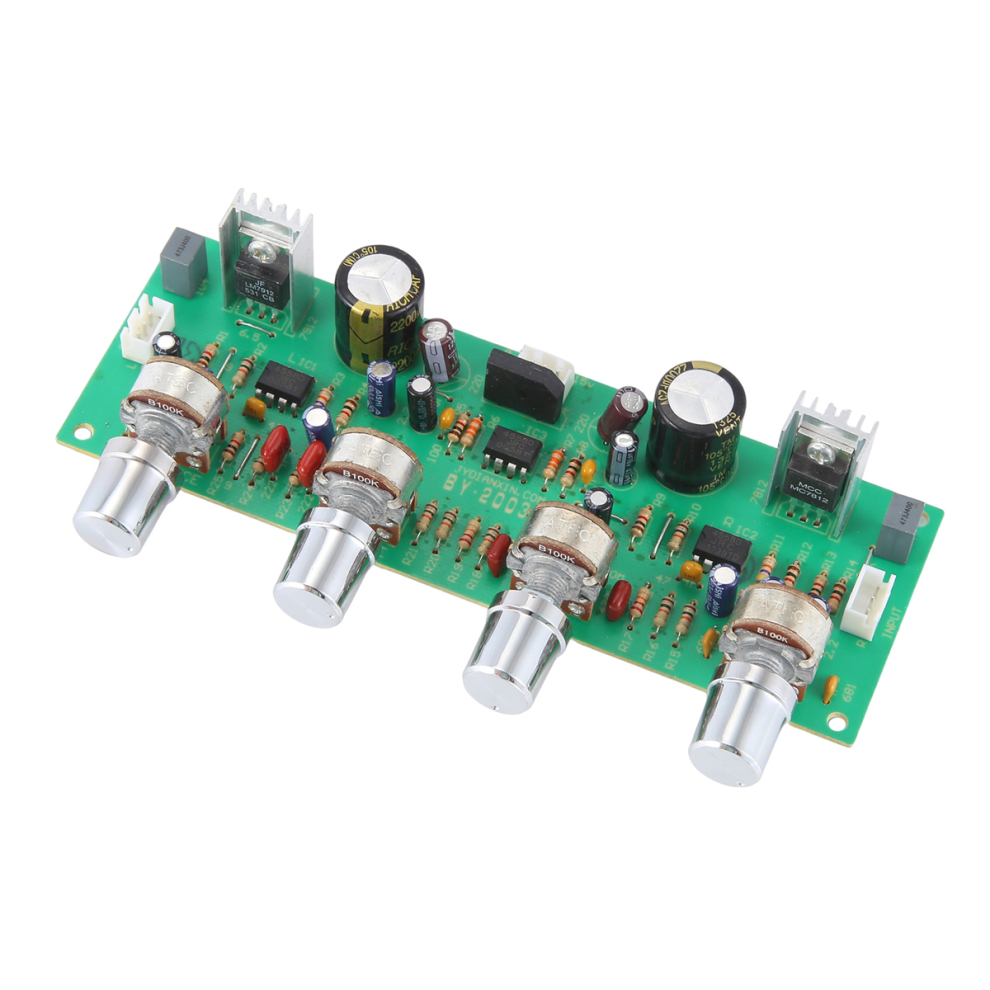 12V Hifi Preamp Tone Bass Treble Volume Control Pre-Amplifier Board 4854148749088