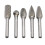 Carbide Rotary Burr Set 12MM Head with Shank Double Cut File 1