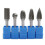 Carbide Rotary Burr Set 12MM Head with Shank Double Cut File 5