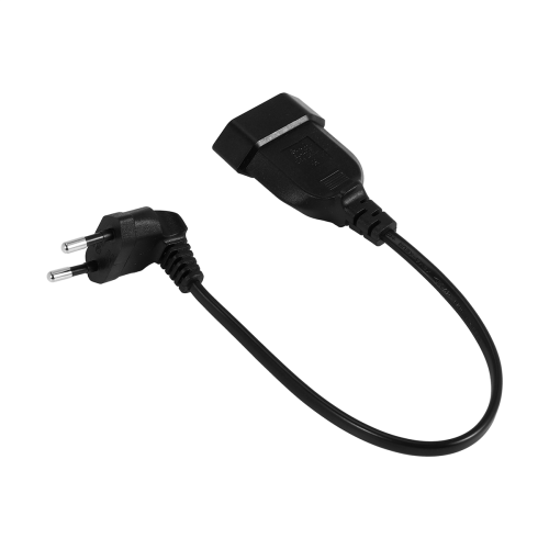 Europea Male Plug to Female Socket Power Cable for PC Computer (0.)