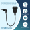 Europea Male Plug to Female Socket Power Cable for PC Computer (0.) 9
