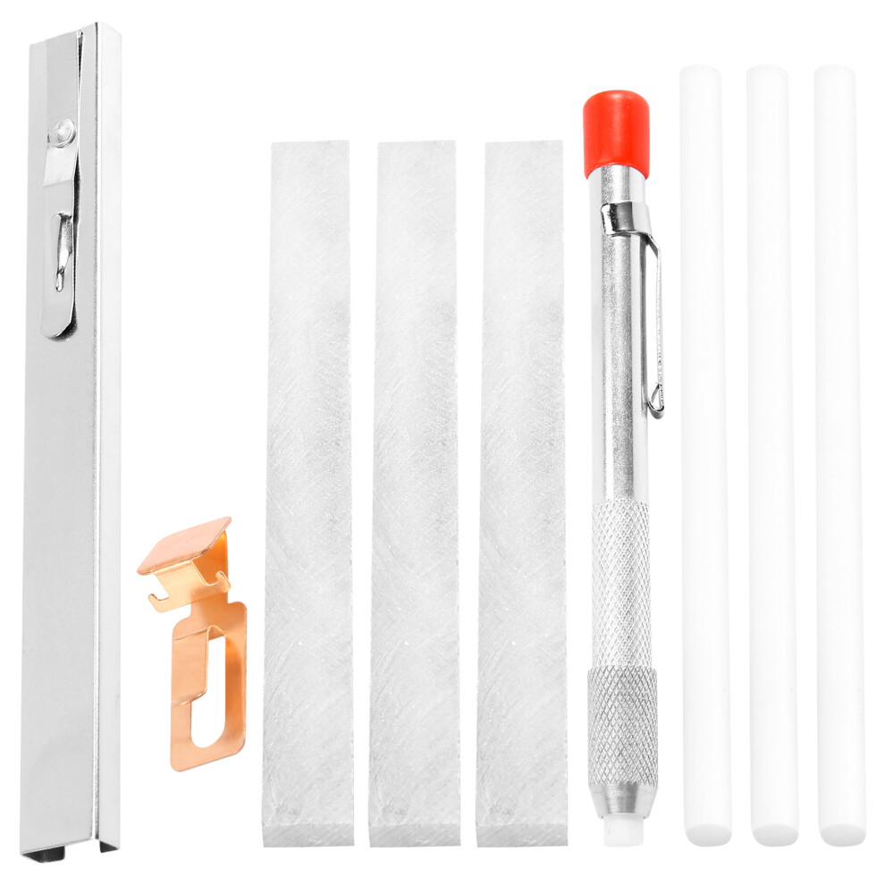 Soapstone Holder Set, Flat And Round Holder,Soapstone For Welding 4852847300371