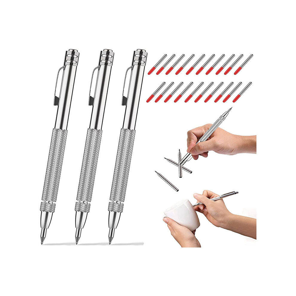 Tungsten Carbide Scriber With 20 Replacement Marking Tip 4852847303204
