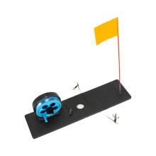 Ice Fishing TipUp with Flag Pole Indicator, Winter Fishing Rod