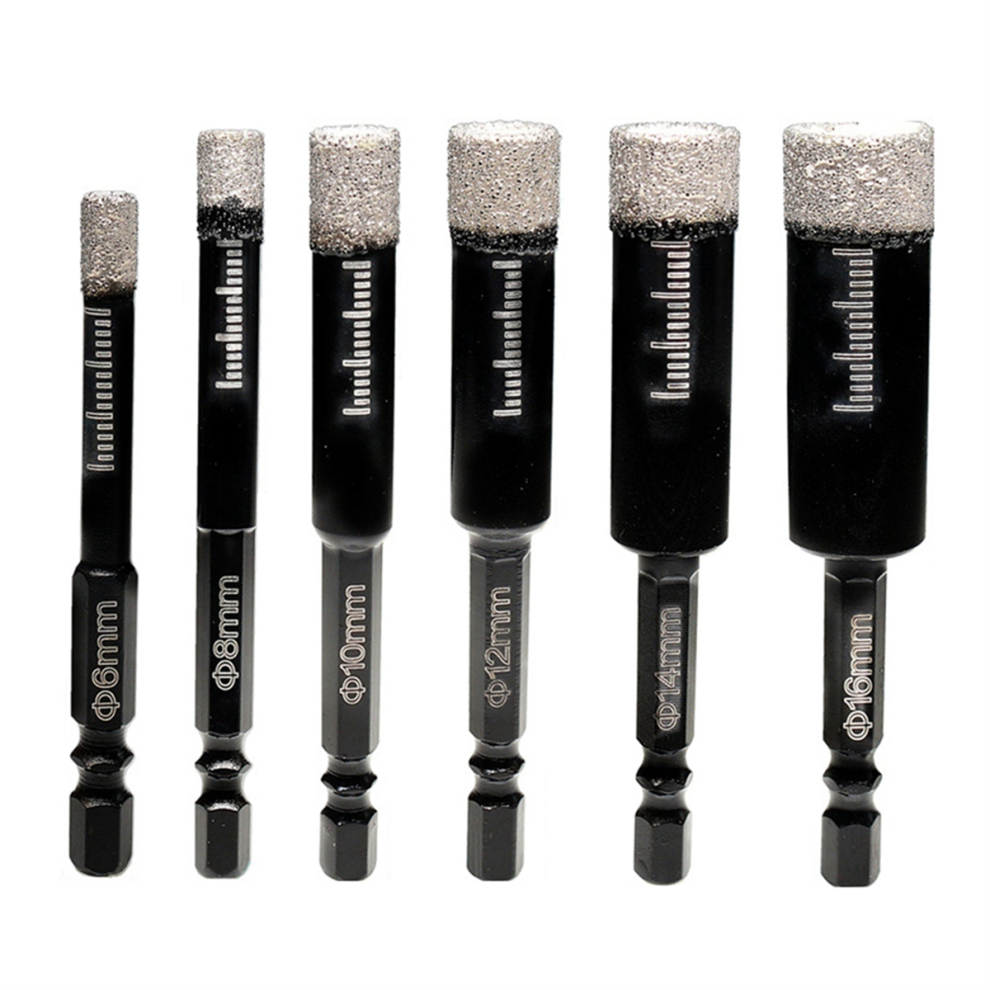 Photos - Bits / Sockets Diamond Drill Bit Set Brazed Hole Opener Dry Drilling