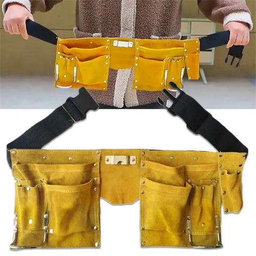 Portable Toolkit Waist Pouch Belt Leather Tool 2