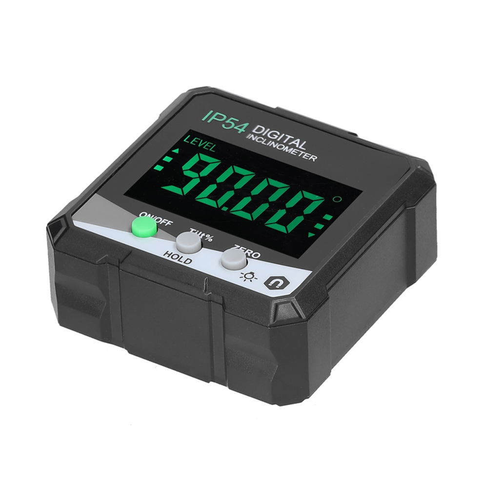 Ip54 4X90 Portable Digital Inclinometer Lcd Backlight Digital Protractor Slope Meter Digital Angle Ruler 4852847306212