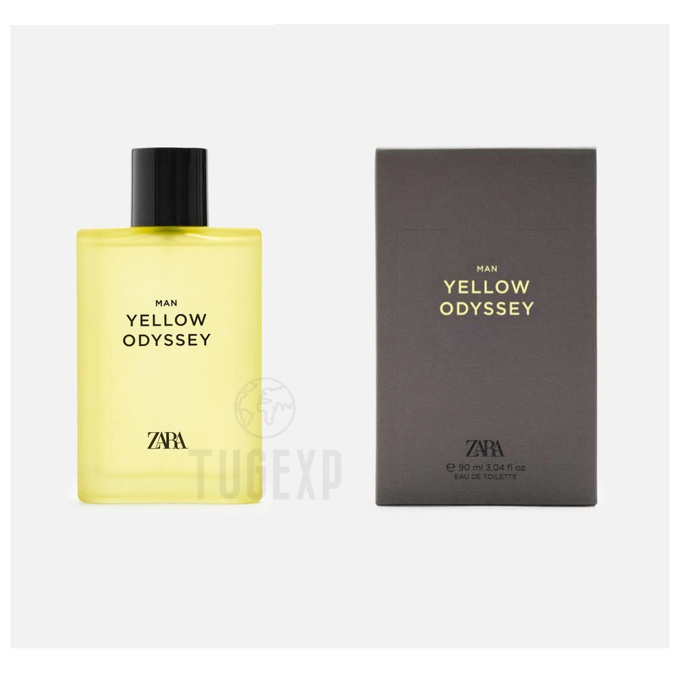 Zara Yellow Odyssey Edt 90Ml Men Perfume New Fragrance 3.04 Oz