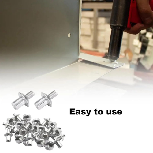 Expansion Aluminum Rivet,Half Round Head Hammer Drive Blind Rivets 2