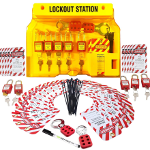 Lockout Tagout Station voor veilige elektrische uitsluitingen, 2Hasp, 25Loto Tag
