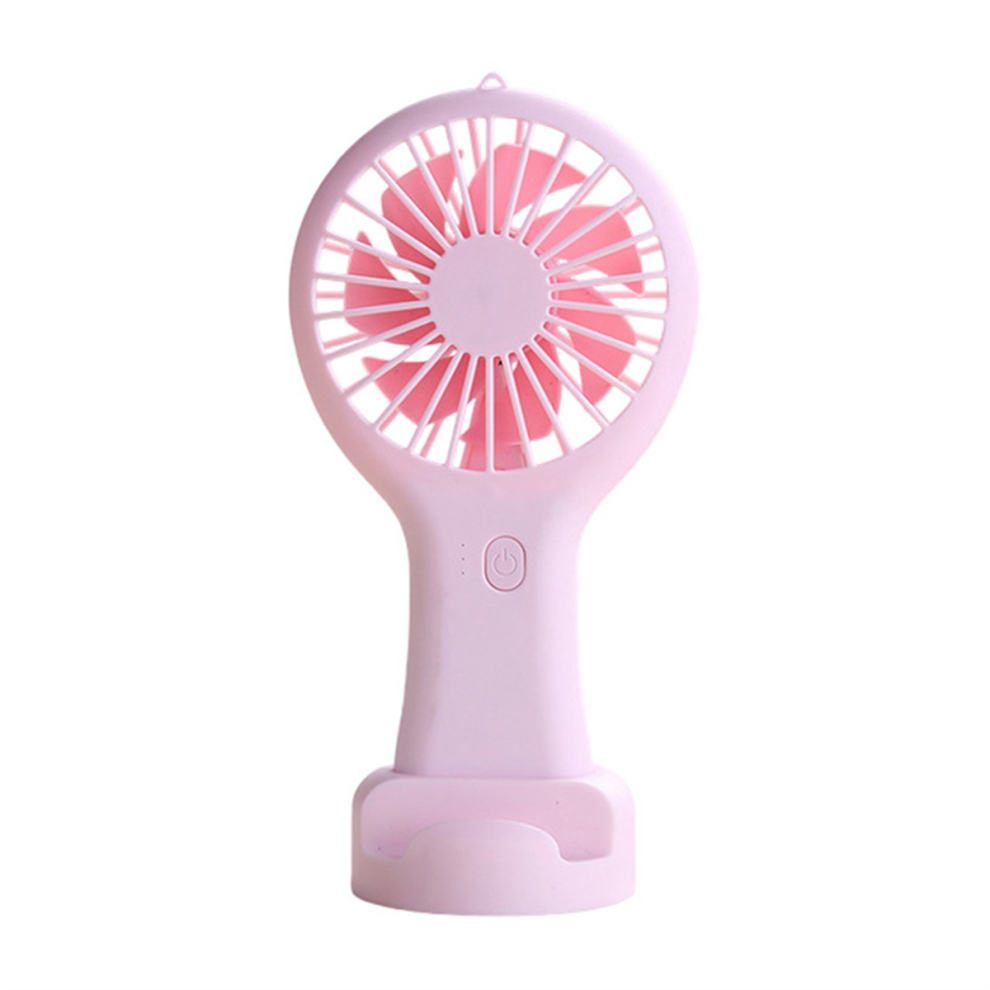 Roze Draagbare Mini-Handventilator, Oplaadbaar Via Usb-image