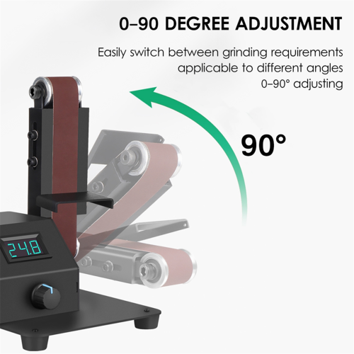 EU PLUG, Mini Belt Sander Electric Sanding Polishing Grinding Machine 2