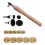 Bowl Sander Set 50pcs Sandpaper Discs Sanding Tool with Handle 6