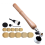 Bowl Sander Set 50pcs Sandpaper Discs Sanding Tool with Handle 7