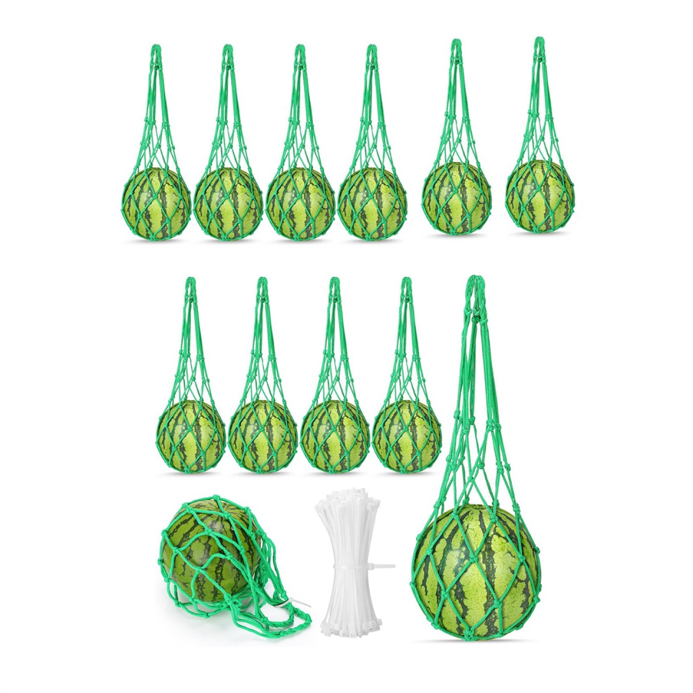 12 Pcs Watermelon Net Melon Cradle Plant and Garden Supports Green-image-OPC-PJ5KDDW-NEW