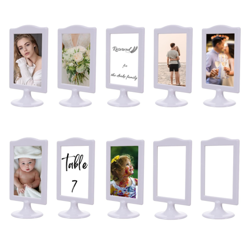 Double Sided Standing Picture Frames 2 Side Pedestal