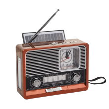 Vintage Radio Solar Retro USB Rechargeable, MP3 Player,