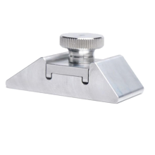 Schuurpapierrek van aluminiumlegering, slijpclip, binnenhoekschaaf, polijsthandschuurpapier, leren randslijper