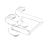 2Pcs Acrylic Glass Door Hanger 6