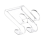 2Pcs Acrylic Glass Door Hanger 5