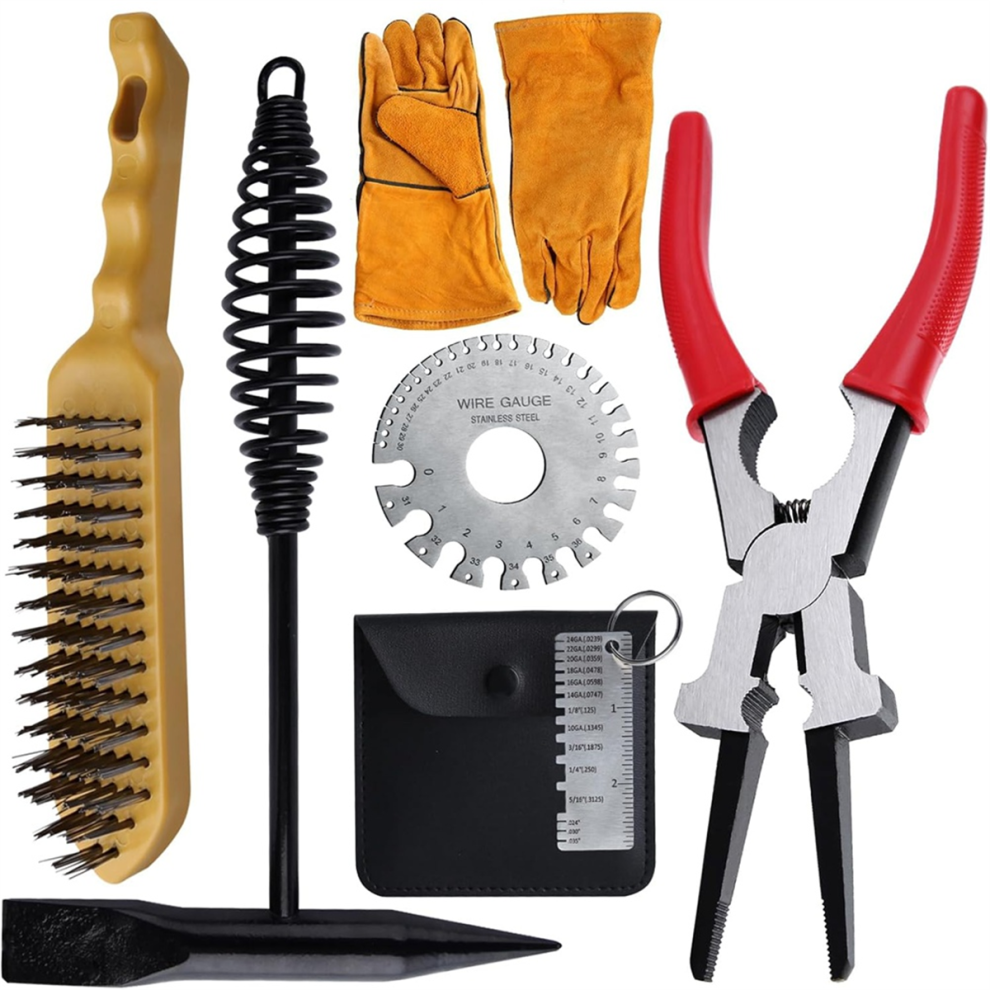 6Pcs Welding Slag Removal Tool Set Mig Pliers 4852847328214