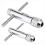 2Pcs Ratchet T Handle Tap Wrench, Adjustable Bar 2