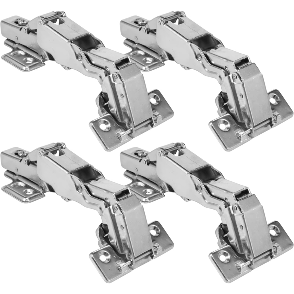 4Pcs 180 Degree Cabinet Hinges Hydraulic Adjustable Mounting 4852847336660