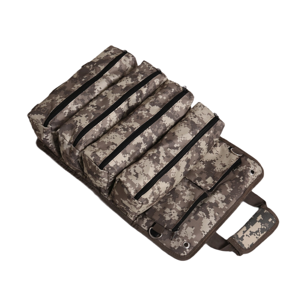Tool Roll Organizer Multi Pocket Hanging Tool Roll Portable Tool Organizer Carrier Bag For Electrician Motorcycle Truck 4852847337704
