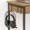 SoBuy Bureau 60x40x77 cm avec tiroir et crochets 4