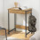 SoBuy Bureau 60x40x77 cm avec tiroir et crochets 10