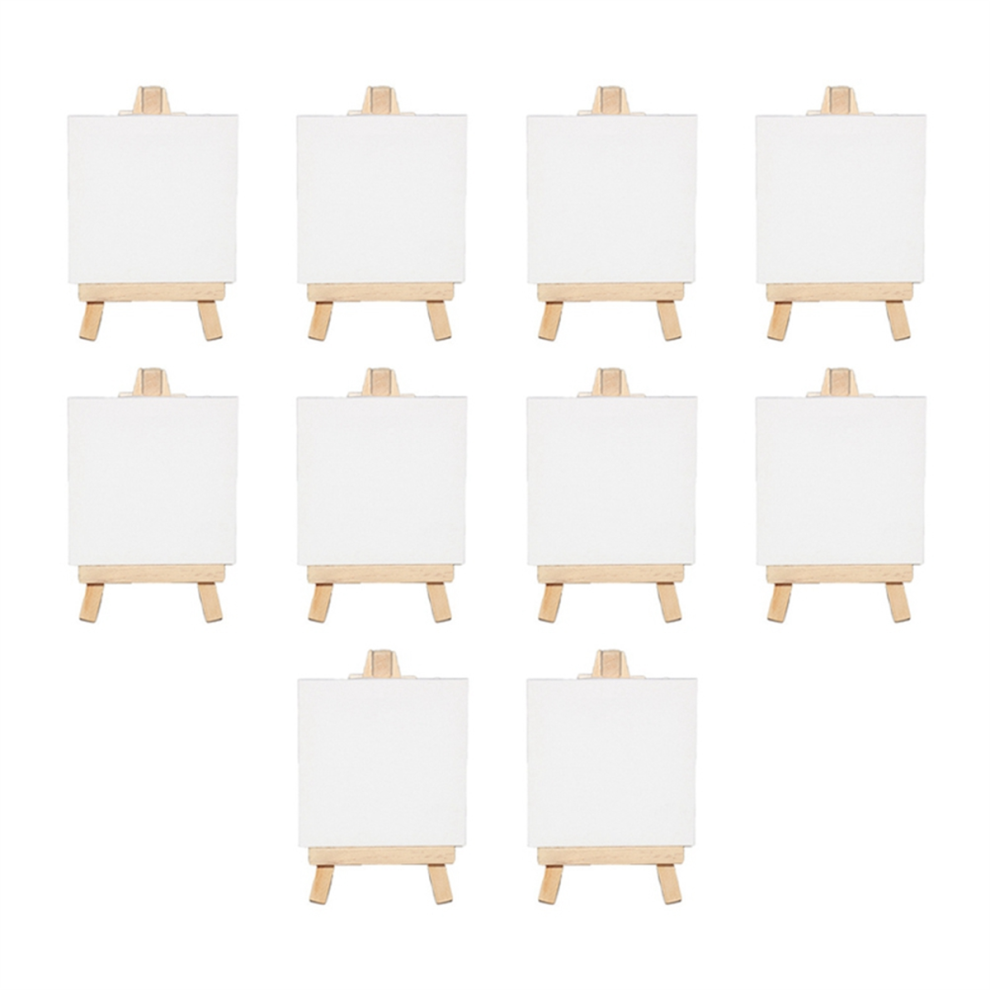 Mini Canvas Paneel Houten Ezel voor Schilderen, Knutselen, Tekenen, Decoratie