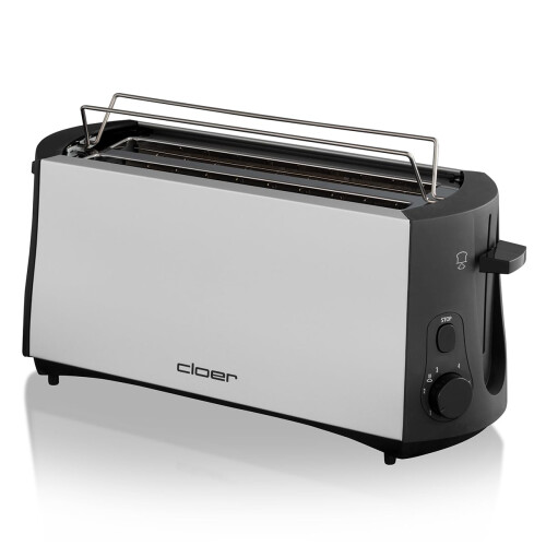 Cloer 3710 - toaster - matte black metals 1