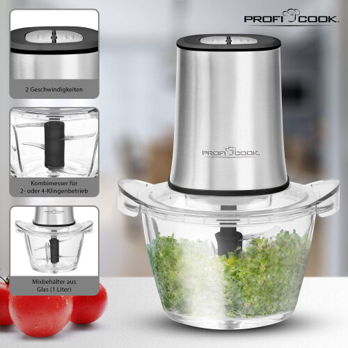 Hakkers - PROFICOOK - PC-MZ 1150 - 400 Watt - Inox 2