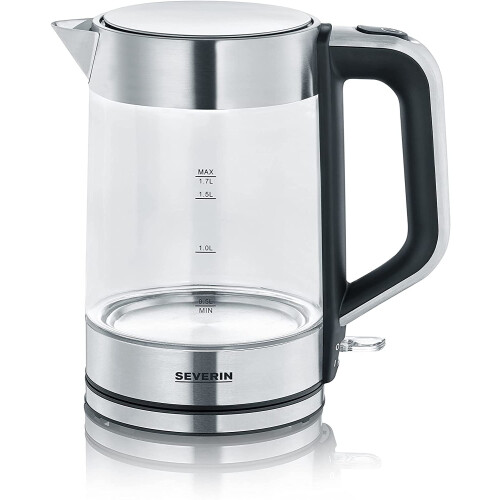SEVERIN WK-3420 Elkedel Sølv-Transparent