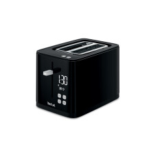 Tefal Smart 'N' Light 2 Slice Digital Toaster TT640840, Black