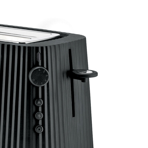 Alessi Alessi MDL08 B/UK Toaster, Plastic, Black 1