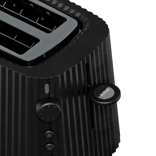 Alessi Alessi MDL08 B/UK Toaster, Plastic, Black 2
