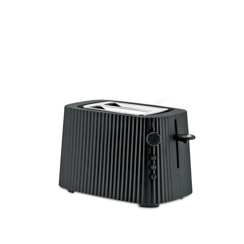 Alessi Alessi MDL08 B/UK Toaster, Plastic, Black