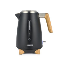 Princess 01.236061.01.001 Kettle, Stainless Steel, Black