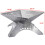 Winnerwell Flatfold Fire Pit ? XL | Portable Stainless Steel Fire Pan 5