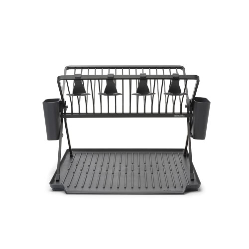 Brabantia Brabantia Dish Drainer, Aluminium, Dark Grey, Large 1