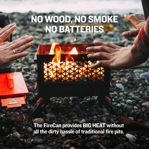 FireCan Portable Propane Fire Pit with Hose and Adjustable Regulator 2