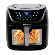 PowerXL Vortex Pro Large Air Fryer, 8 Litre Airfryer, 7 Functions, Fry, Grill, Bake, Roast, Dehydrate, Reheat, Defrost, Variable Temperature, Viewing