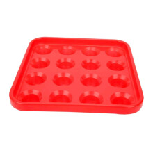 Billiard Ball Holder, Billiard Ball Storage, WearResistant, Container with Tray, Billiard Table Accessories, Pool Tray red Ref: 5429