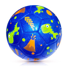 INPODAK Toddler Football, Footballs Size 2, Kids Soccer Ball, Dinosaur Footballs, Football Gift for Boys Girls, Small Balls for Garden Outdoor Yard