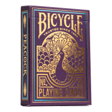 Bicycle Purple Peacock Playing Cards - 1 Deck, Air Cushion Finish, Professional, Superb Handling & Durability, Great Gift For Card Collectors