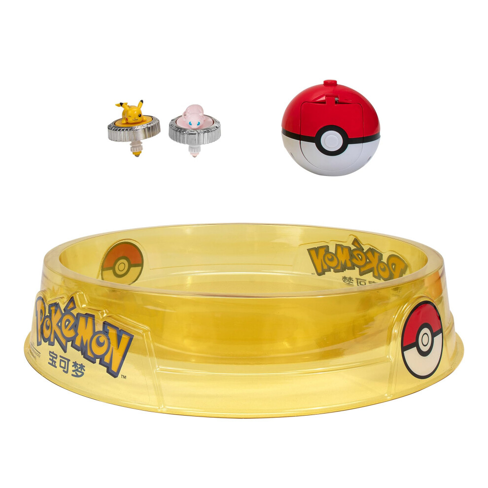 Pokémon Pok?Mon Battle Spinner Arena Set - Two Battle Spinners With Two Pok? Ball Spinner Launchers And Battle Arena