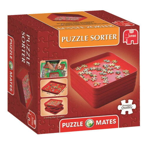 Jumbo, Puzzle Mates, Sorting Tray, Jigsaw Puzzle Accessories 2