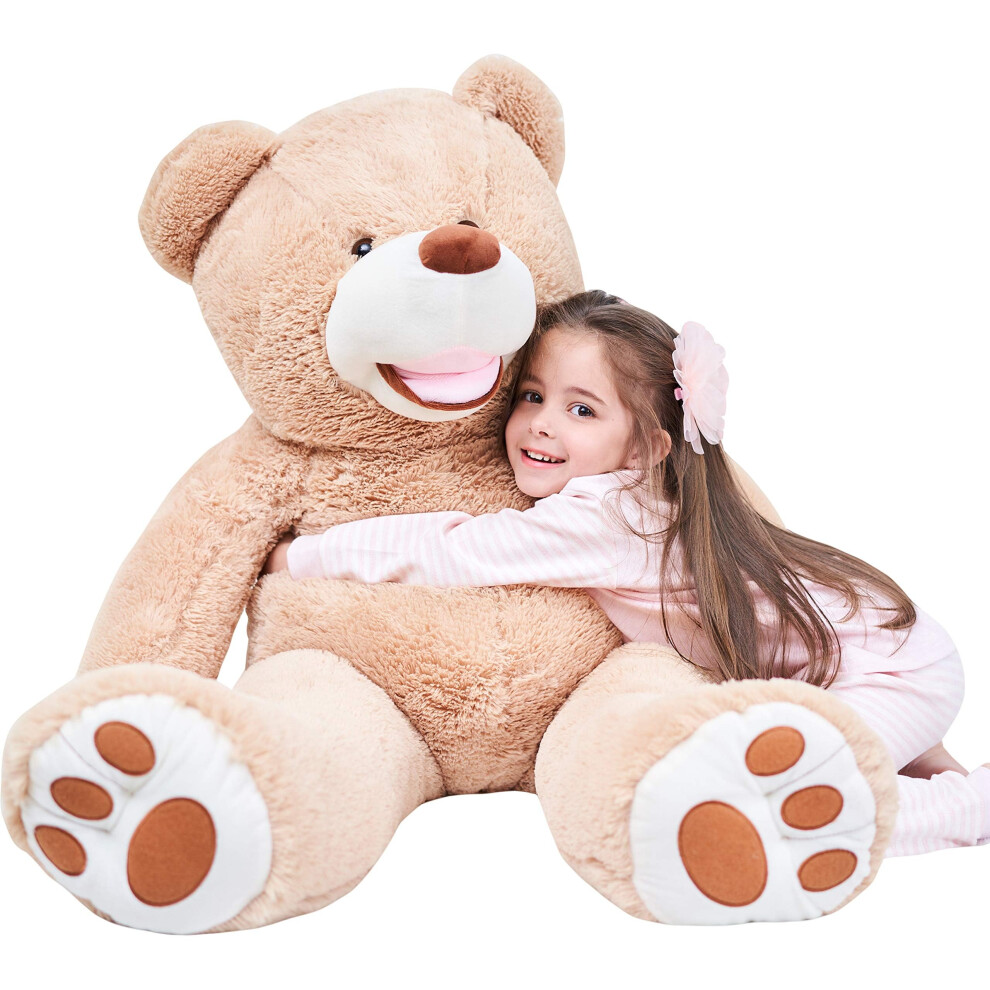Photos - Other Toys IKASA Giant Teddy Bear Plush Toy Stuffed Animals (Brown, 100cm)
