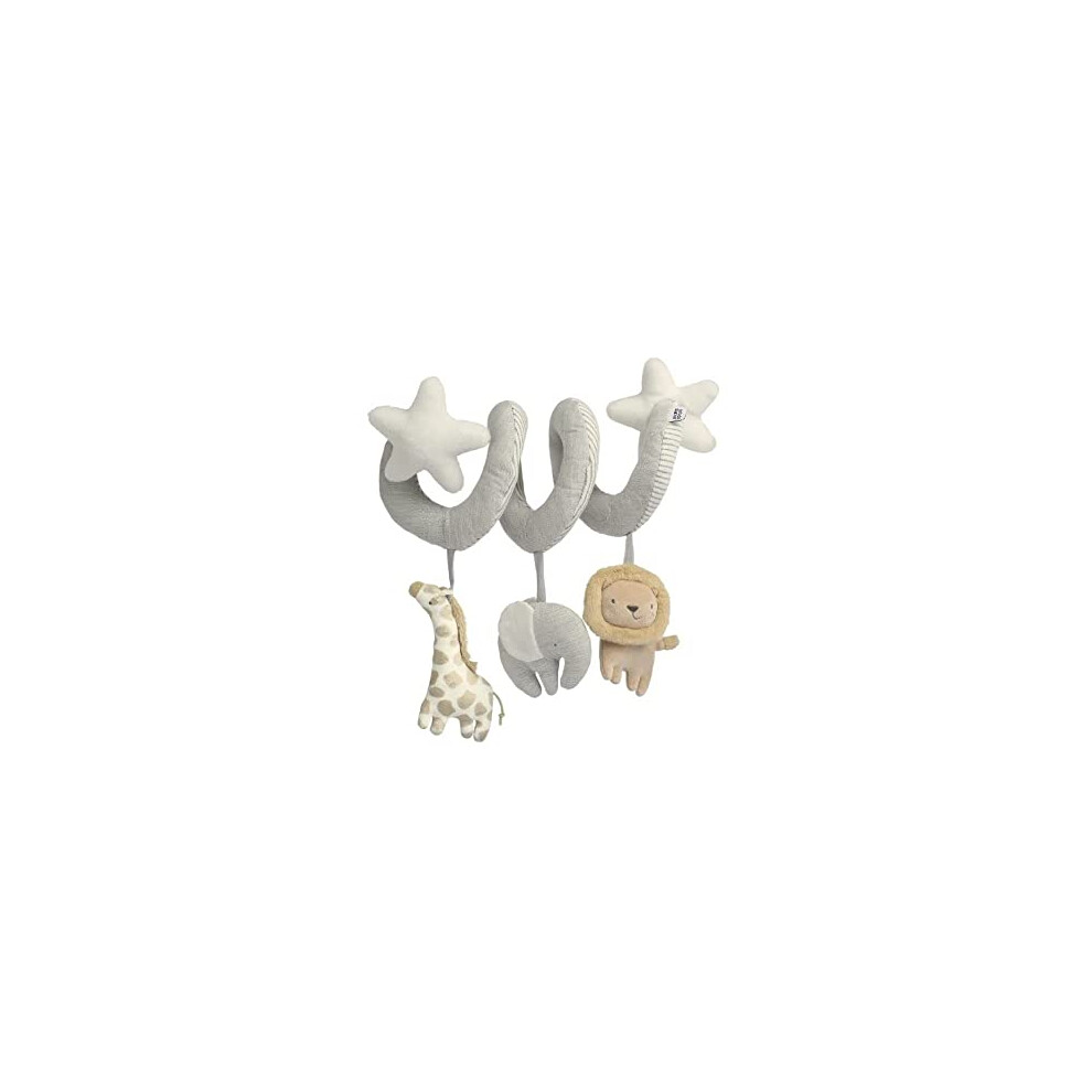 Mamas & Papas Welcome To The World Spiral Activity Toy Baby/Toddler Travel Spiral Activity Toy, Giraffe/Elephant/Lion